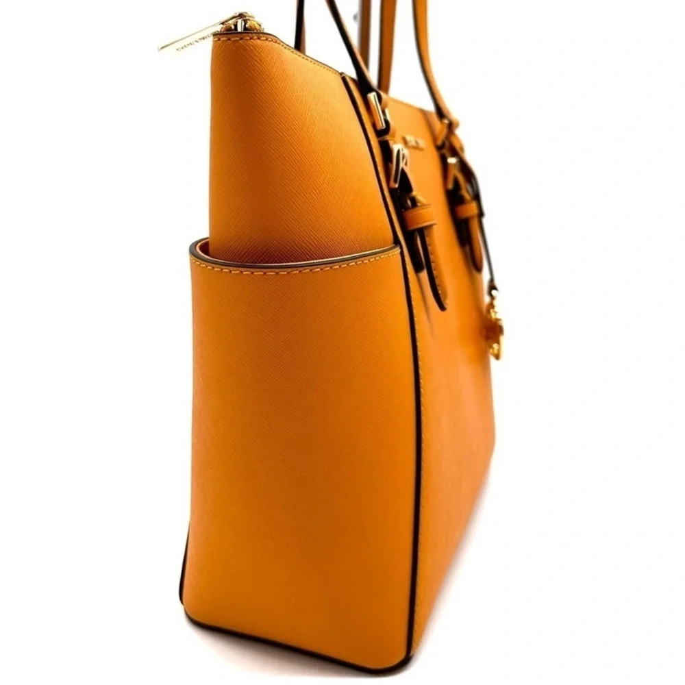 Michael Kors Large Charlotte Tote Bag Cider - Picture 4 of 12